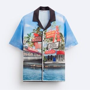 ZARA - CITY PRINT SHIRT